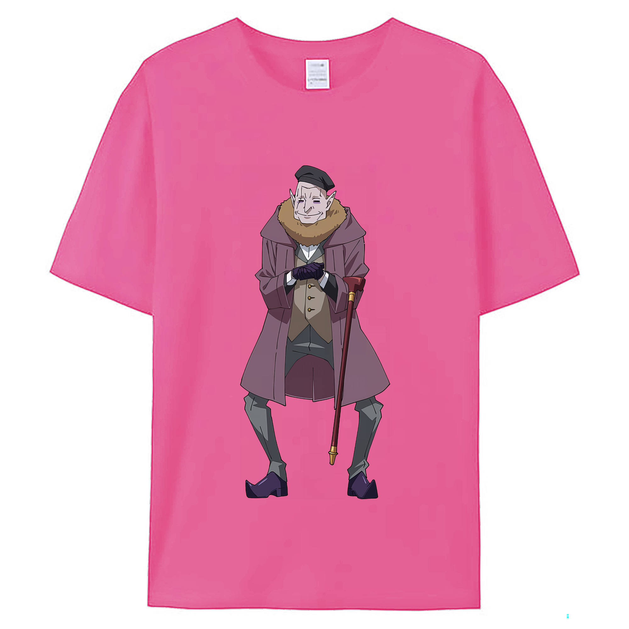 （画像用） 転スラ Regarding Reincarnated to Slime レディースカジュアルプリントTシャツ（綿100％）
